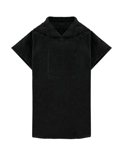 Kinder-Frottee-Poncho mit Kapuze