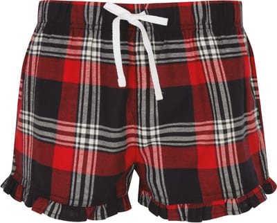 Women's Tartan Frill Lounge Shorts