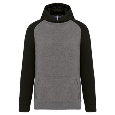 Zweifarbiges Kapuzensweatshirt für Kinder