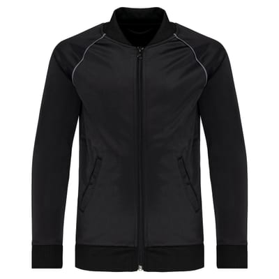 Trainingsjacke mit Reißverschluss und Paspel für Kinder
