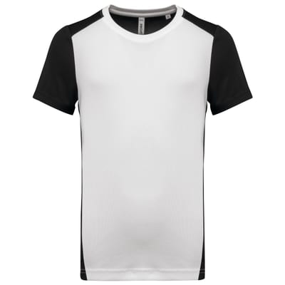 Zweifarbiges umweltfreundliches Sport-T-Shirt für Herren