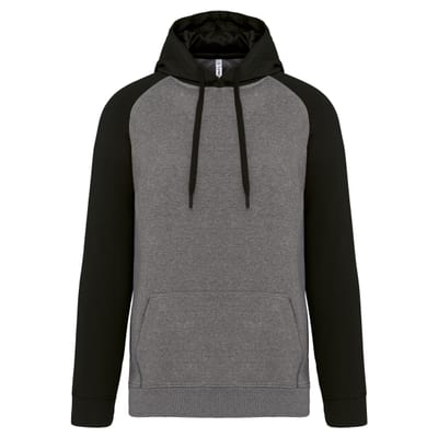 Zweifarbiges Kapuzensweatshirt für Erwachsene