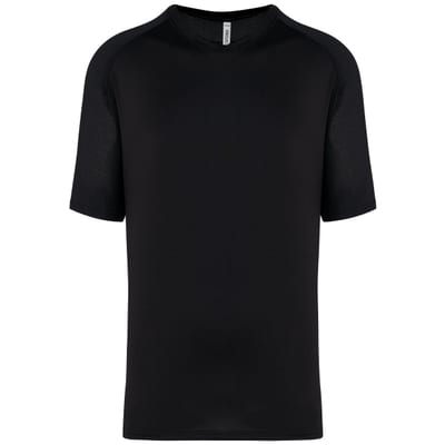 Zweifarbiges Padel Herren-T-Shirt mit Raglanärmeln