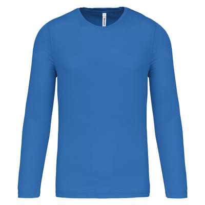 Herren Basic Sport Funktionsshirt Langarm