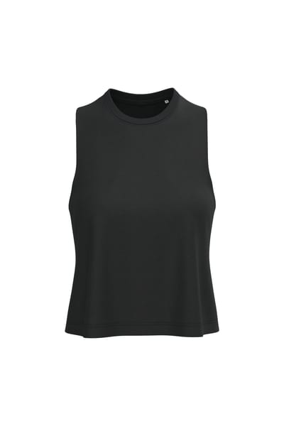 Damen Triblend Crop-Top
