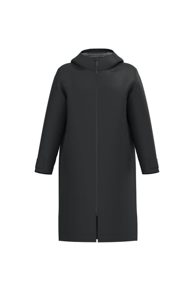 Langer, gefütterter Unisex-Sherpa-Parka