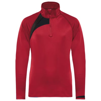 Kinder Trainings-Sweatshirt mit 1/4 Reißverschluss