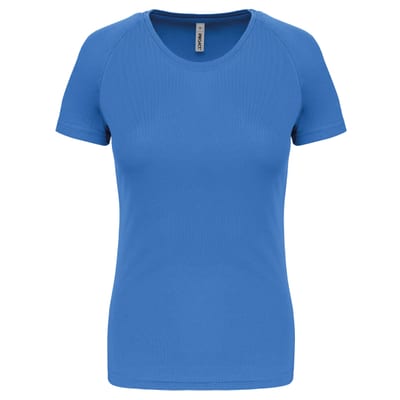 Damen Basic Sport Funktionsshirt Kurzarm