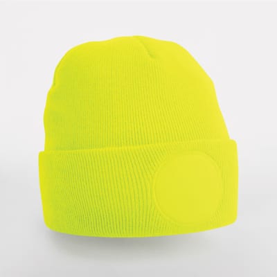 Mütze mit rundem Patch
