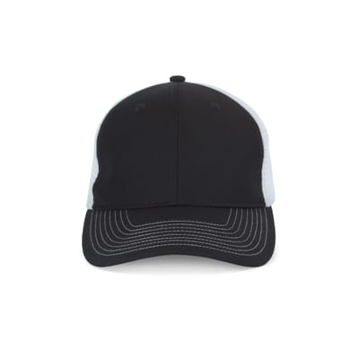 6 Panel Trucker mit kontrastfarbenen Nähten