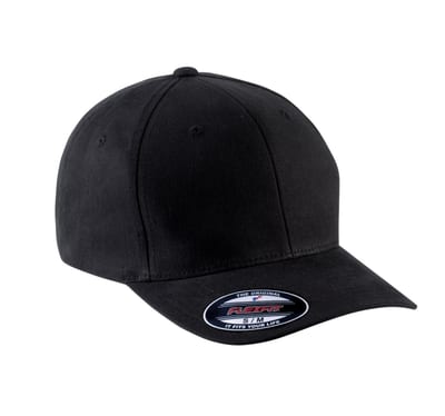 6-Panel Flexfit Schirmmütze - Gebürstete Baumwolle