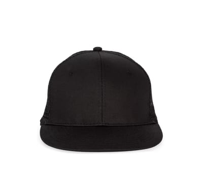 Trucker-Cap - 6-Panels-Kappe, Flachschirm