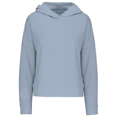 Bio-Damen-Sweatshirt Lounge mit Kapuze