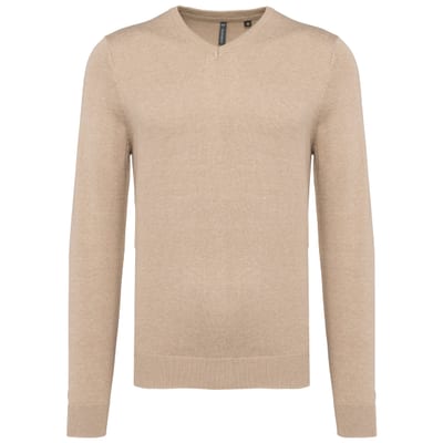 Herrenpullover mit V-Ausschnitt
