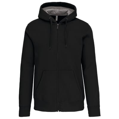 Kapuzensweatshirt mit Reißverschluss