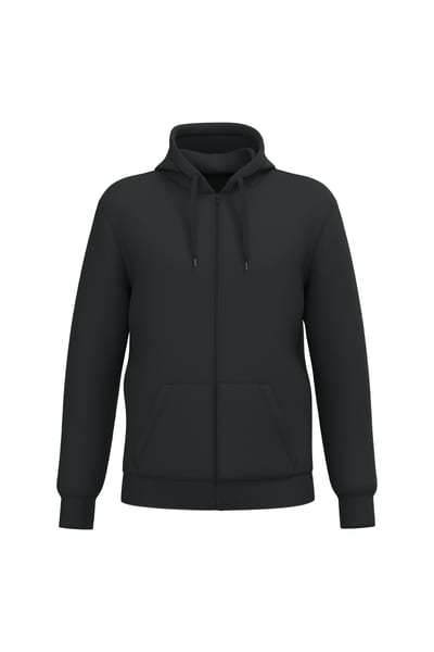 Recyceltes Unisex-Sweatshirt mit Reißverschluss und Kapuze