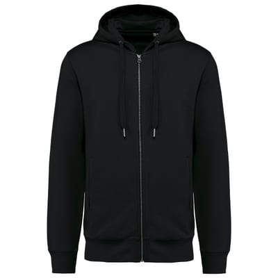 Umweltfreundliches Unisex-Kapuzensweatshirt mit Reißverschluss