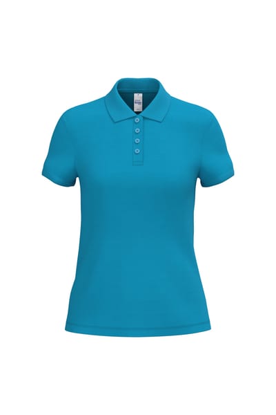 Damen Piqué-Poloshirt