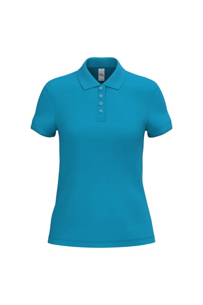 Damen Piqué-Poloshirt
