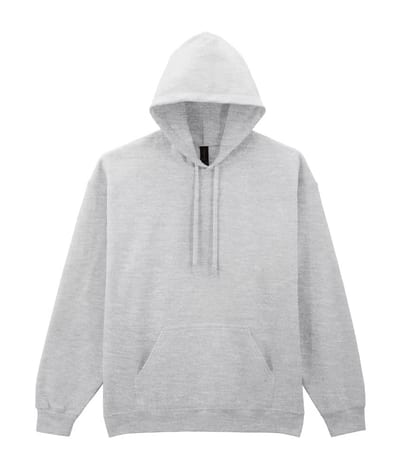 Kapuzensweatshirt mit Rundhalsausschnitt Midweight Softstyle