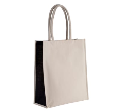 Baumwoll- / Jute-Shoppingtasche, 23 L