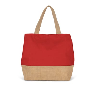 Baumwolltuch-Jute-Shoppingtasche