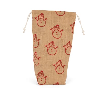 Flaschenhalter mit Weihnachtsmotiven