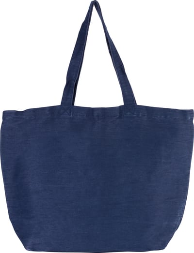 Große Jute-Baumwoll-Tasche mit Innenfutter
