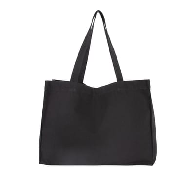 Große Shopping-Tasche aus Baumwoll-Canvas