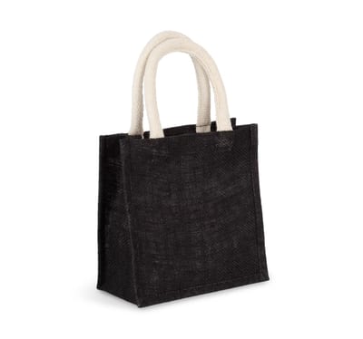Jutetasche im Cabas-Stil Klein