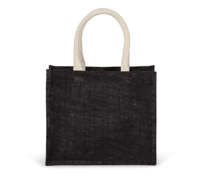 Jutetasche im Cabas-Stil Mittel