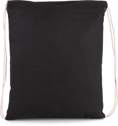 Kleiner Rucksack aus Bio-Baumwolle mit Kordeln
