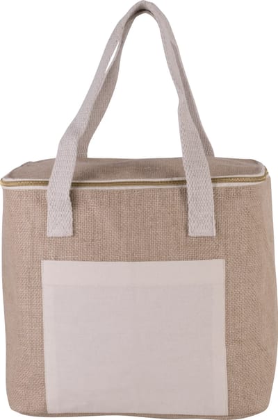 Mittelgroße Kühltasche aus Jute