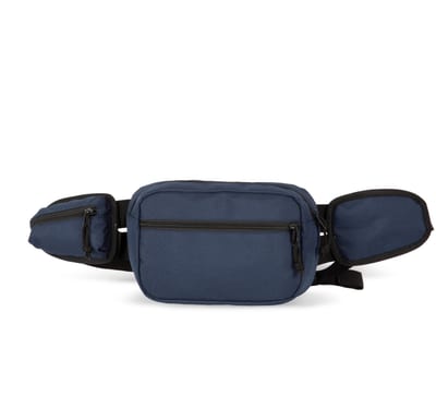 Recycelte große Gürteltasche mit Seitenfach