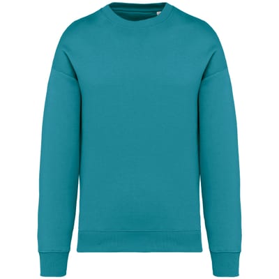 Umweltfreundliches Oversize Unisex-Sweatshirt mit Rundhalsausschnitt