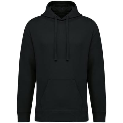 Umweltfreundliches Unisex Kapuzen-Sweatshirt mit hängenden Schultern aus French Terry