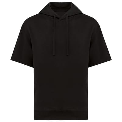 Umweltfreundliches Unisex Kapuzen-Sweatshirt mit überschnittener Schulterpartie aus French Terry