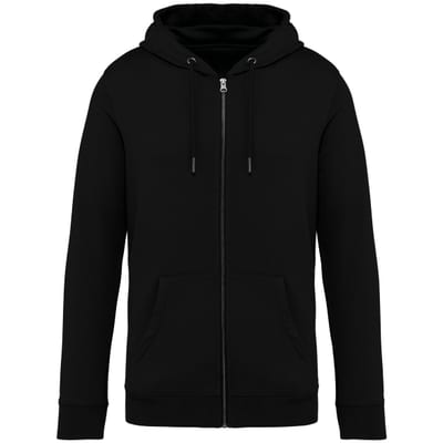 Umweltfreundliches Unisex Kapuzensweatshirt mit Reißverschluss