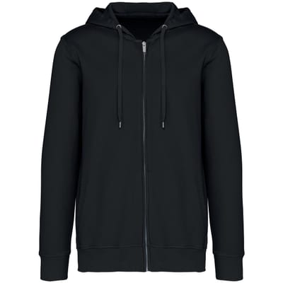 Umweltfreundliches Unisex-Kapuzensweatshirt aus French Terry mit Reißverschluss