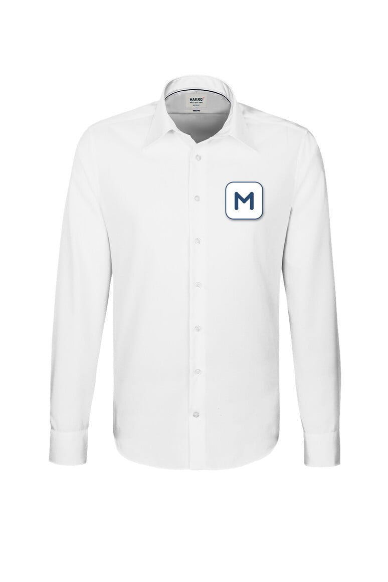 Hemd Business Regular mit Musterfirma-Logo